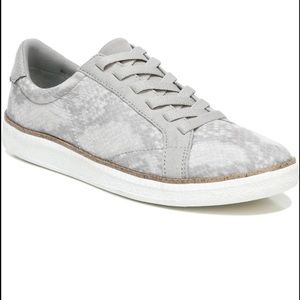 Dr. Scholls Women’s Size 11 Seaside Gray Snake Print Casual Sneakers‎